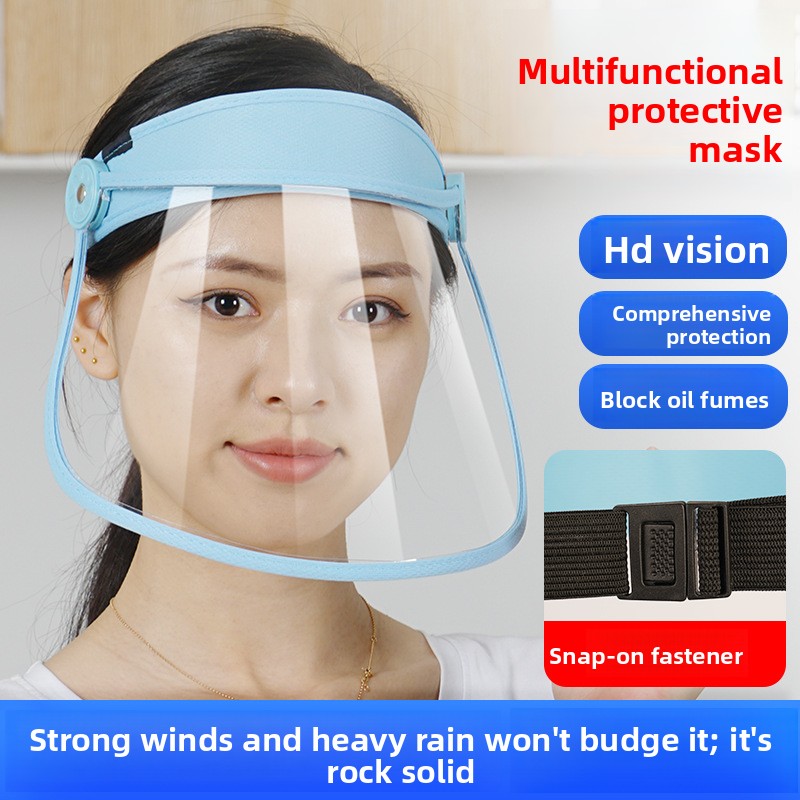 Woodworking Face Shield - Bandeau réglable pour protection du visage,