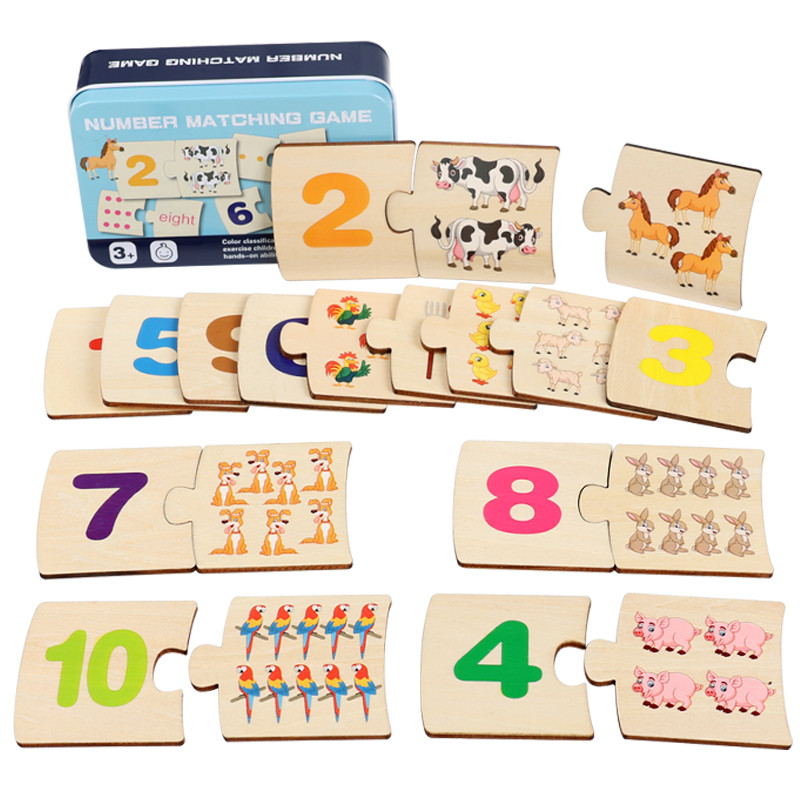 Woodworking Jigsaw - Boîte en fer pour enfants, illumination