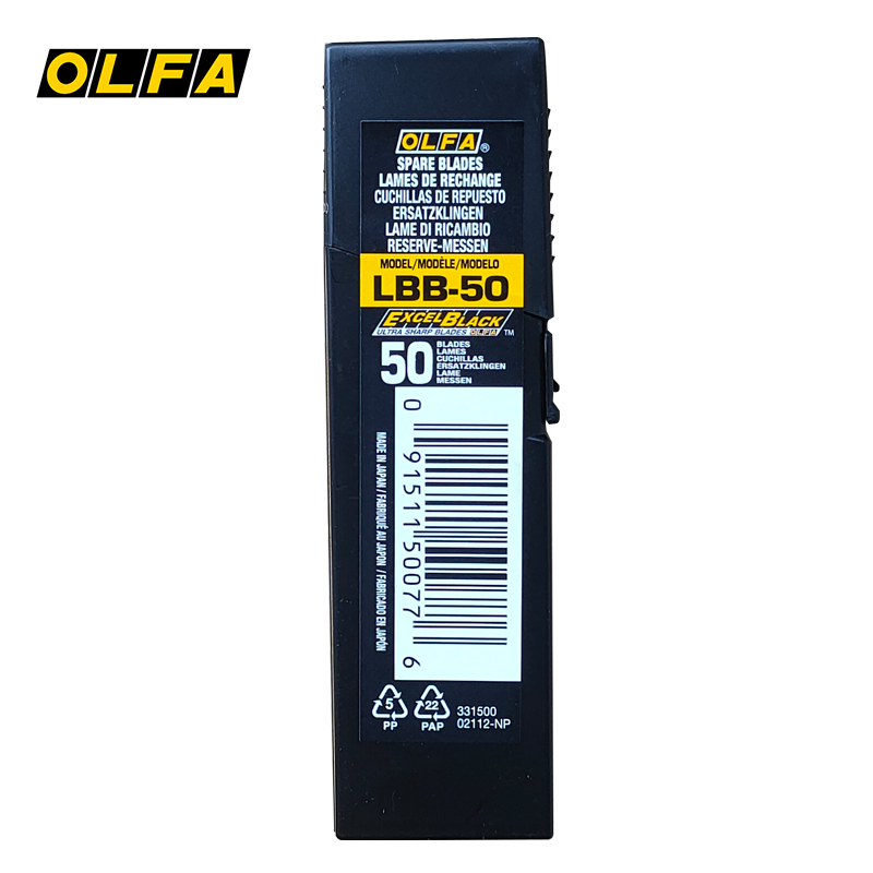 Woodworking Nl - L'hyFA Blade Black Type 18mm LBB-10