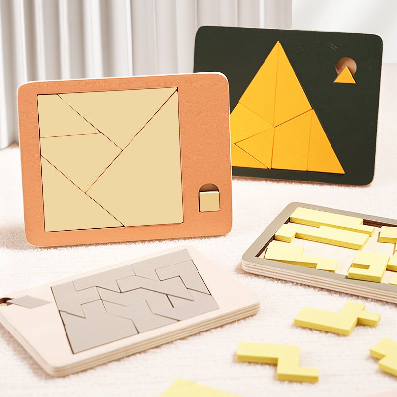 Woodworking Jigsaw - Puzzles géométriques en bois défi Impossible