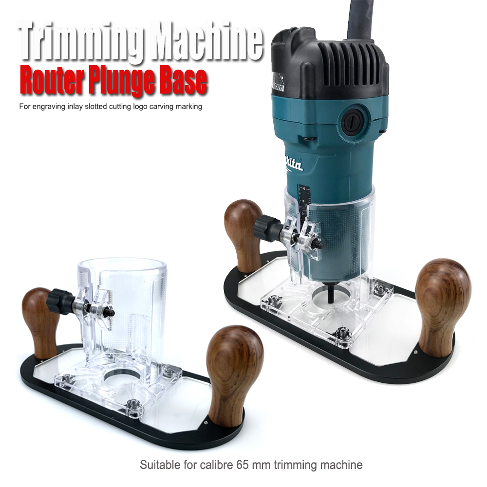 Woodworking Edge Trimmer - Base de routeur à bois pour