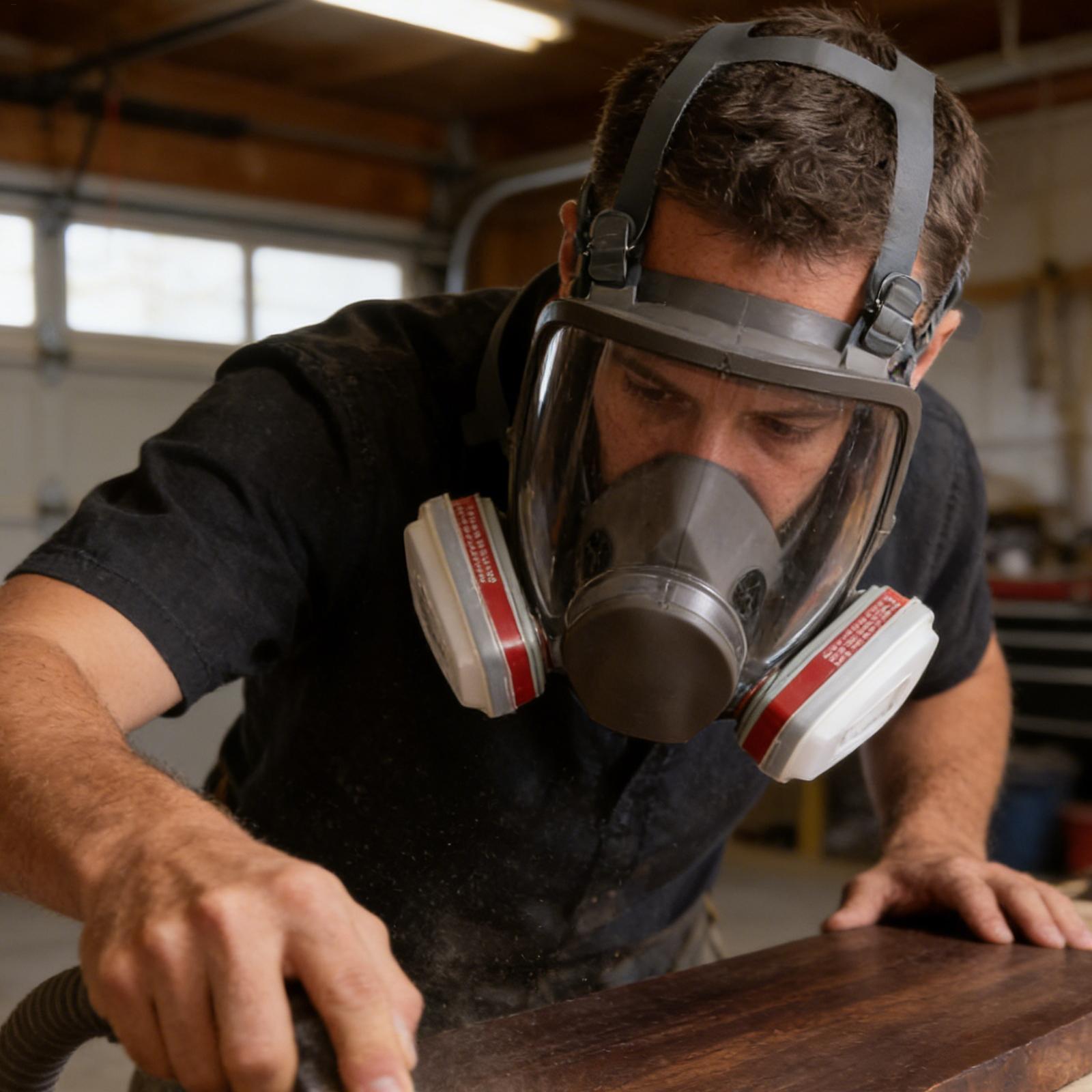 Masque respiratoire anti-pouss - Woodworking Face Shield avis et prix