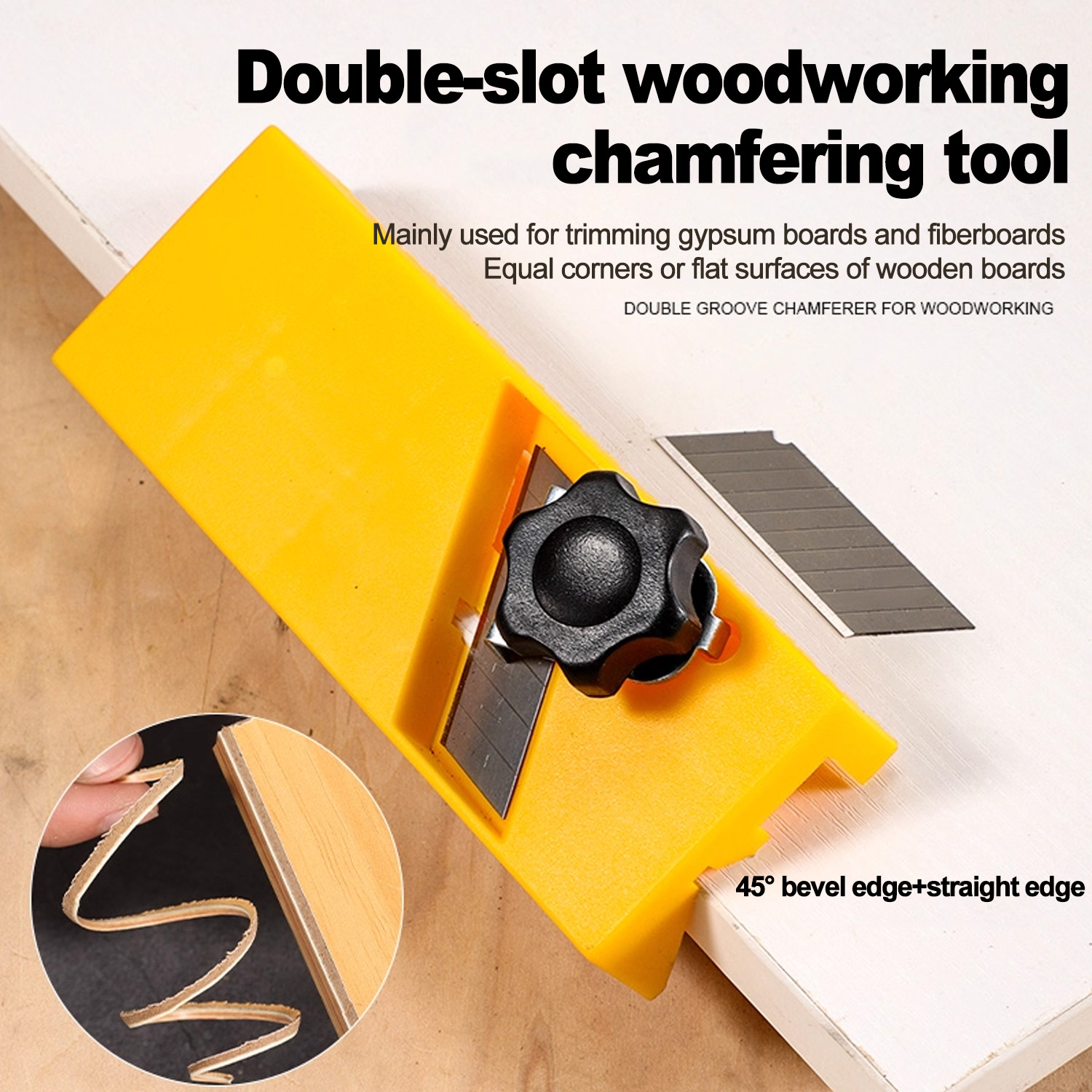 Outil de raboteuse pour plaque - Woodworking Edge Trimmer avis et prix