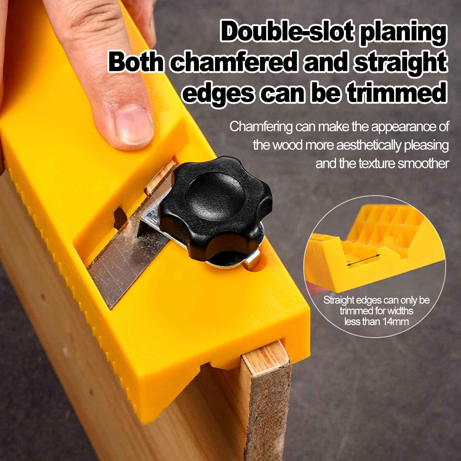 Outil de raboteuse pour plaque - Woodworking Edge Trimmer avis et prix