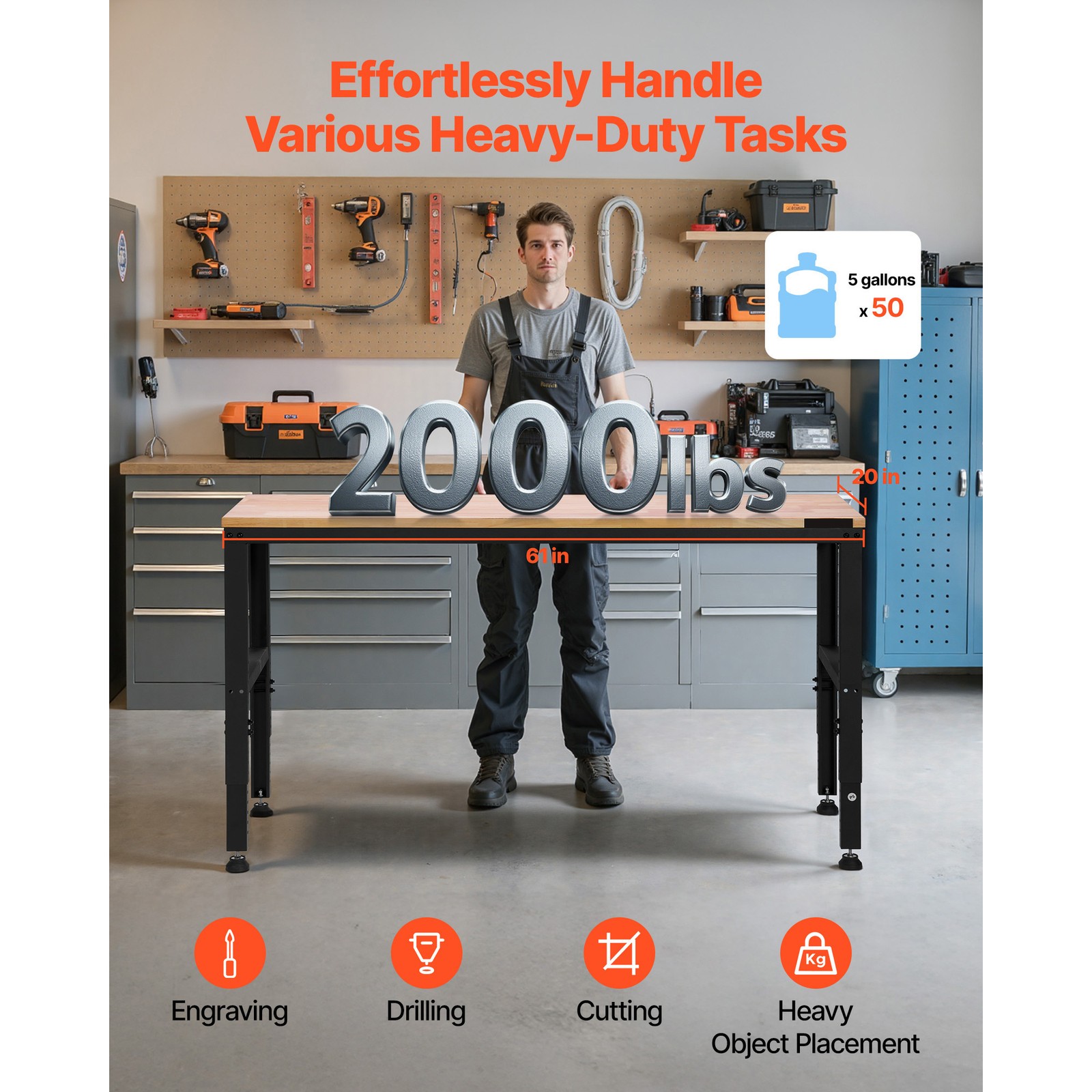 Banc de travail réglable en ha - Workbench Woodworking avis et prix