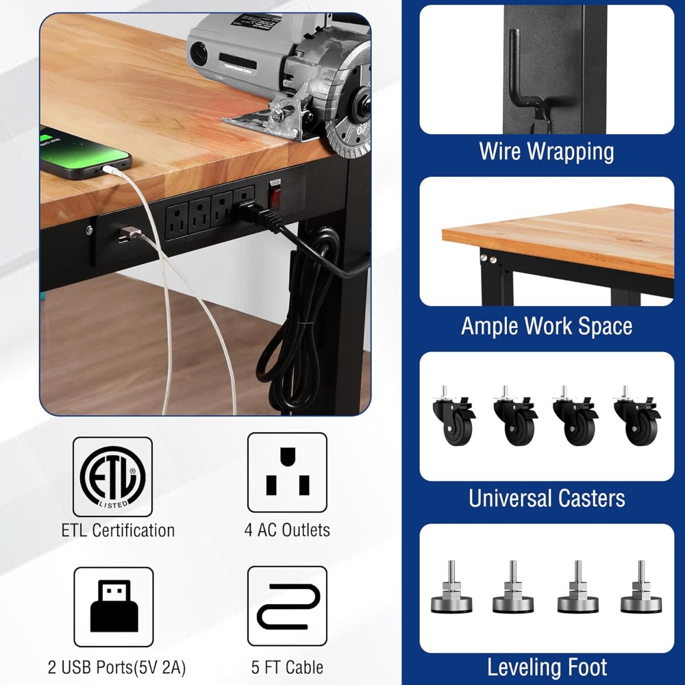 Établi de garage, établi régla - Workbench Woodworking avis et prix