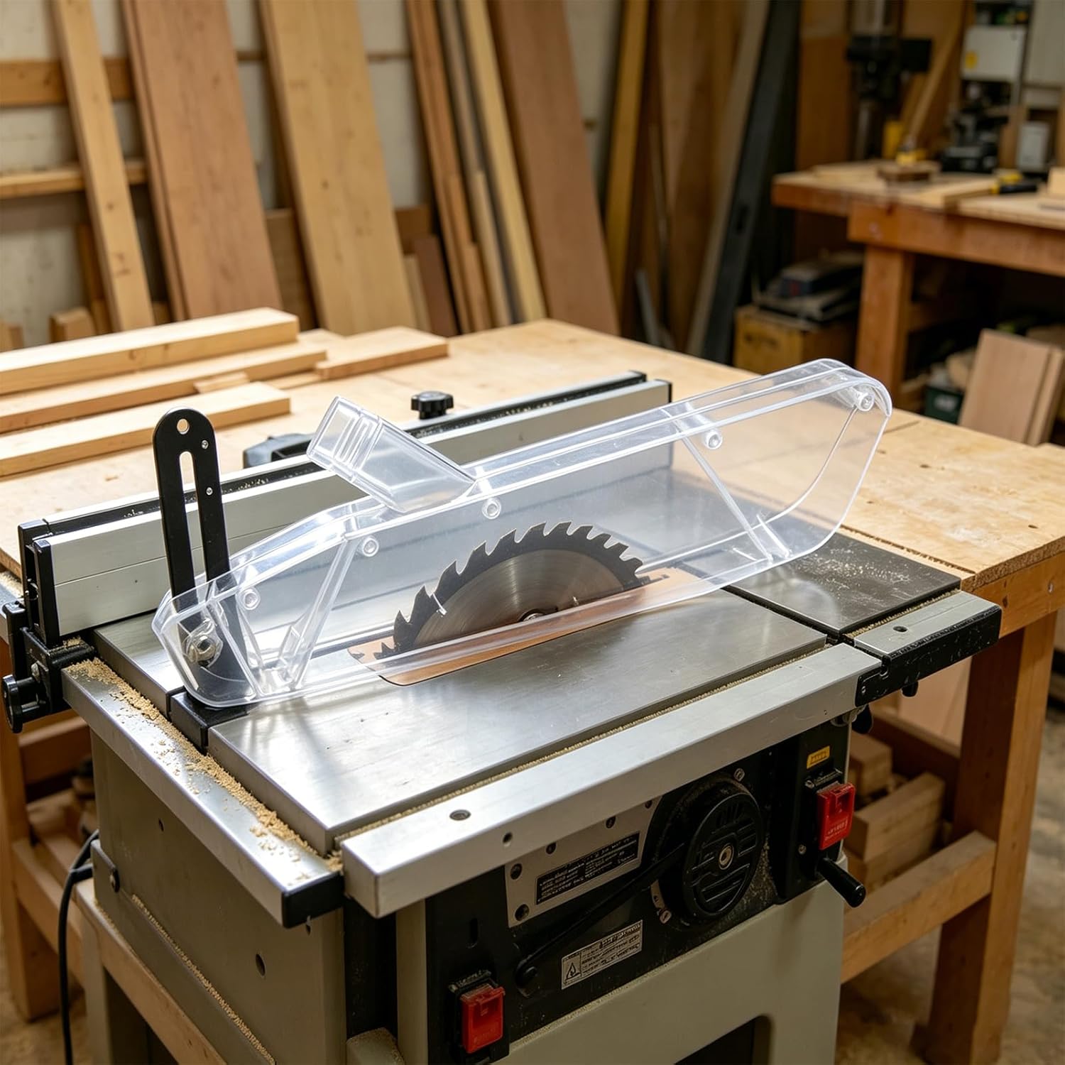 Protection transparente en pla - Woodworking Face Shield avis et prix