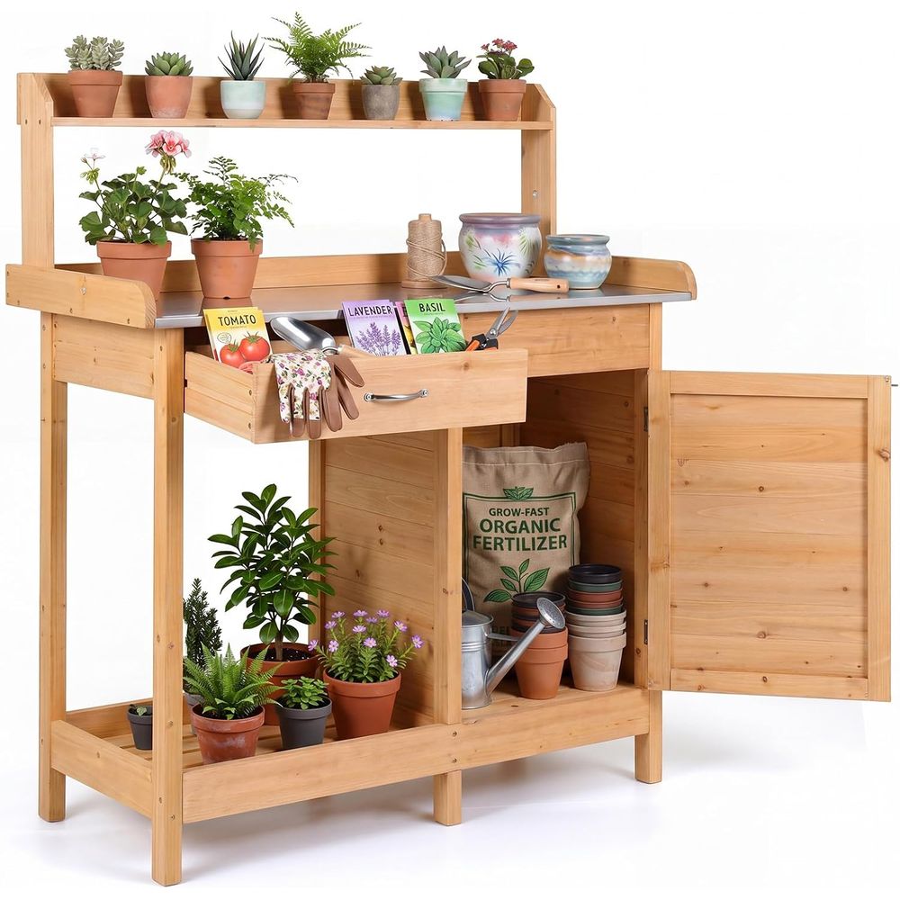 Table de travail de jardin en  - Workbench Woodworking avis et prix
