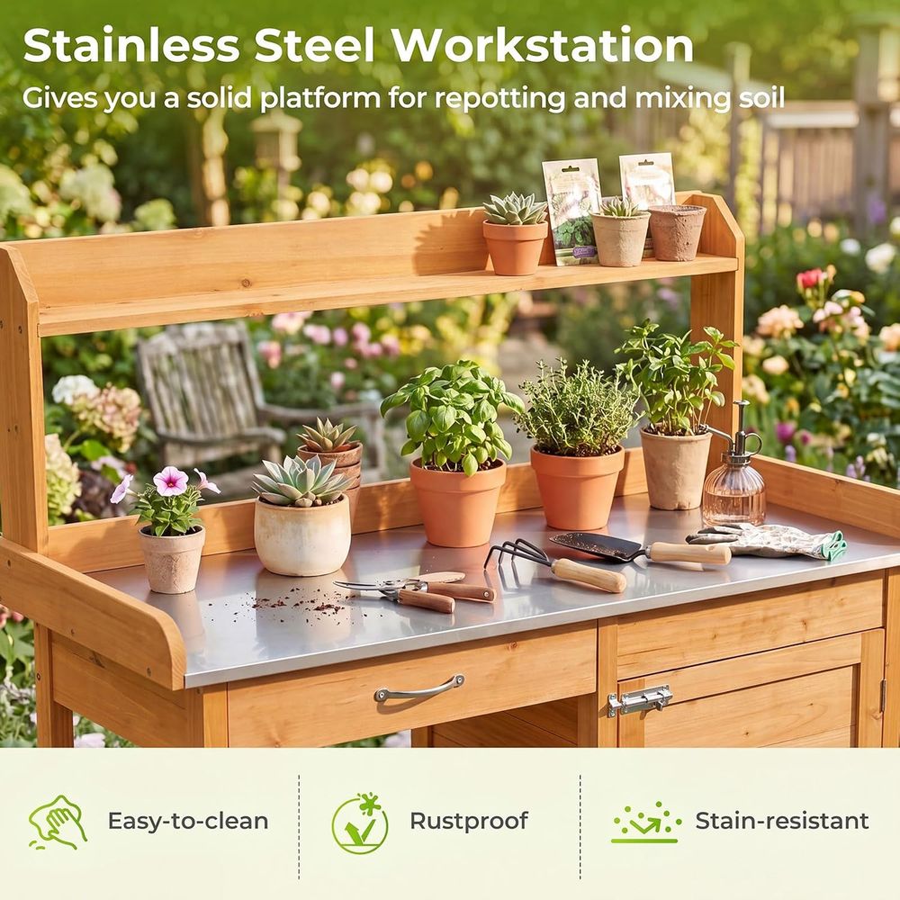 Table de travail de jardin en  - Workbench Woodworking avis et prix
