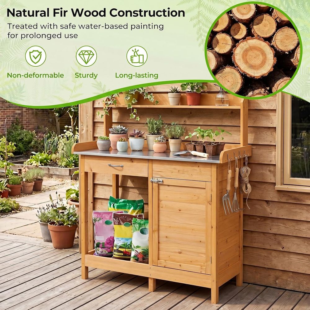 Table de travail de jardin en  - Workbench Woodworking avis et prix