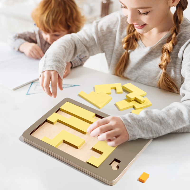 Puzzles géométriques en bois d - Woodworking Jigsaw avis et prix