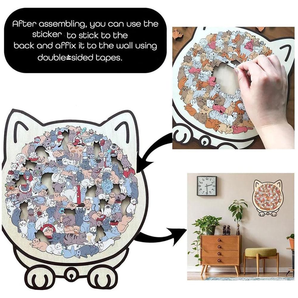Puzzle en bois pour chat de co - Woodworking Jigsaw avis et prix