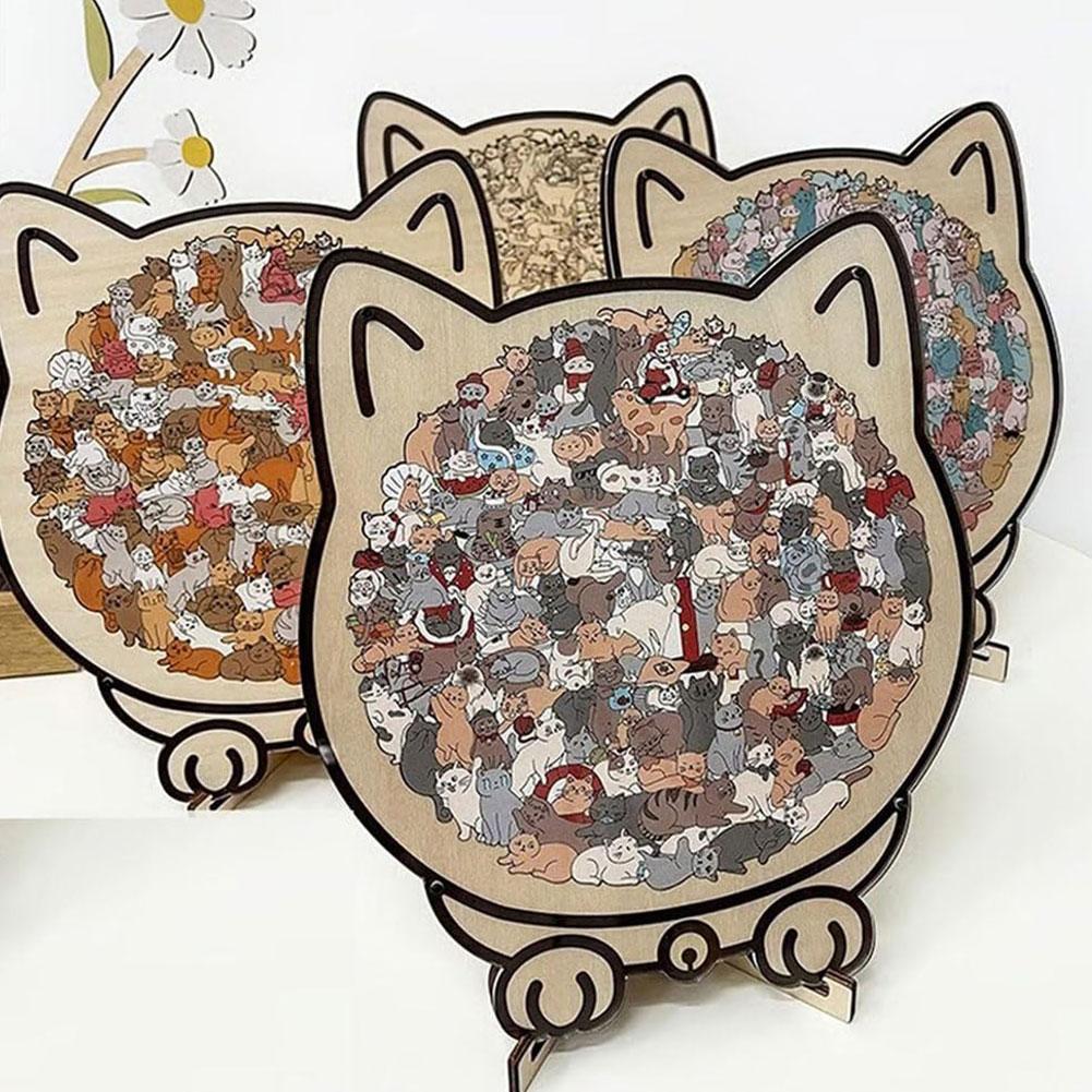 Puzzle en bois pour chat de co - Woodworking Jigsaw avis et prix