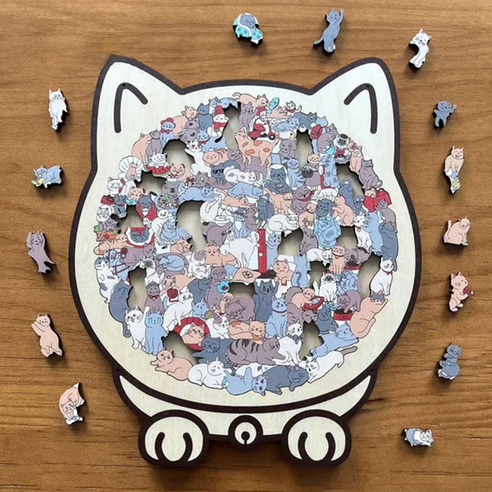 Puzzle en bois pour chat de co - Woodworking Jigsaw avis et prix